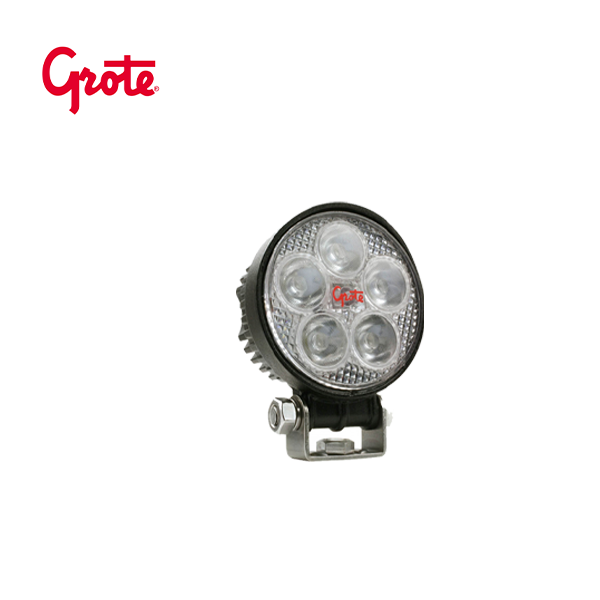 Grote BZ111-5 Small Round Work Lamp, 1240 Raw Lumens